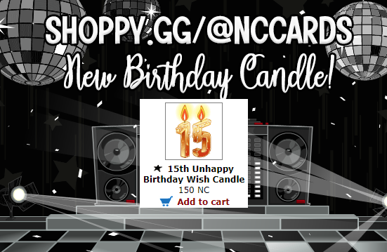 Read more about the article NC Mall News: 15th Unhappy Birthday Wish Candle