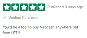 Neocash Cards